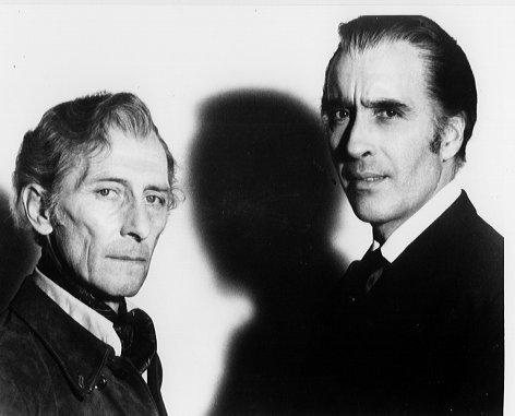 Cushing y Lee:Van Helsing y Drcula