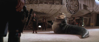 Jabba espera a Han en Mos Eisley