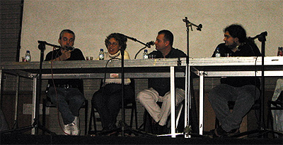 De izquierda a derecha Keyan Sark, Erein Archer, Fernando Vzquez y Al Noah.