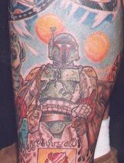 Tatuaje de Boba Fett