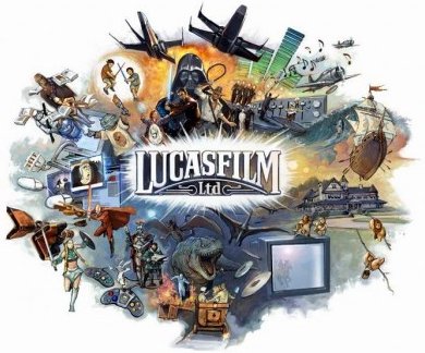 Ilustración publicitaria de LucasFilm Ltd