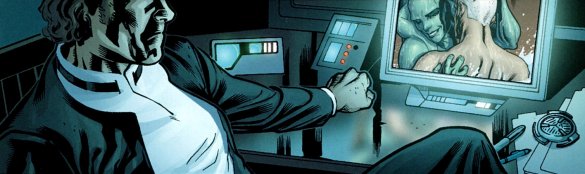 Iaclyn Stark observa como su madrastra Dah'lis se baña con Jahan Cross