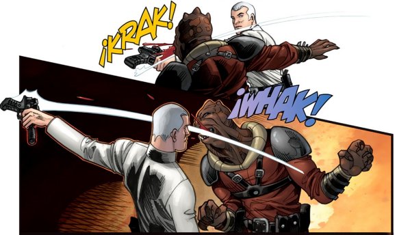 Jahan Cross dando una paliza a Hovus Jorrick