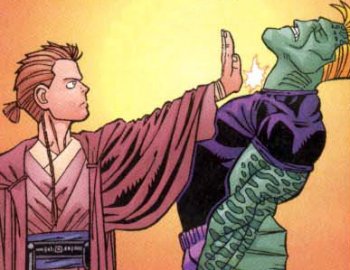 Obi-Wan deja a Buck fuera de combate