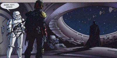 Boba Fett se presenta ante el Oscuro Seor del Sith