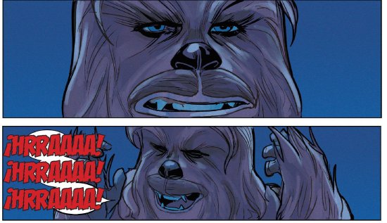 Chewbacca se hace entender