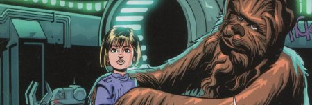 Chewbacca con la joven Jaina