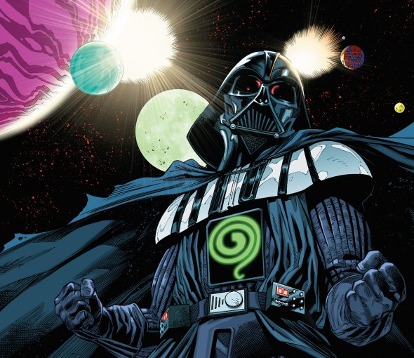 Darth Vader con el símbolo de la Serpiente Descabezada