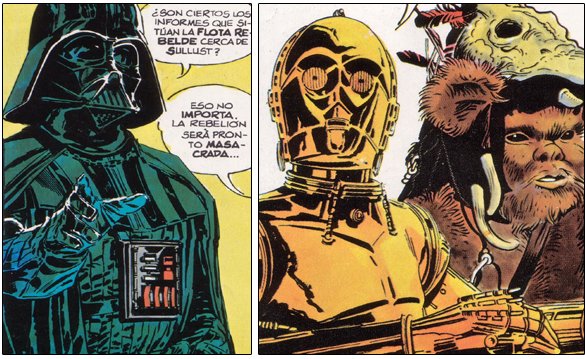 Darth Vader y C3PO
