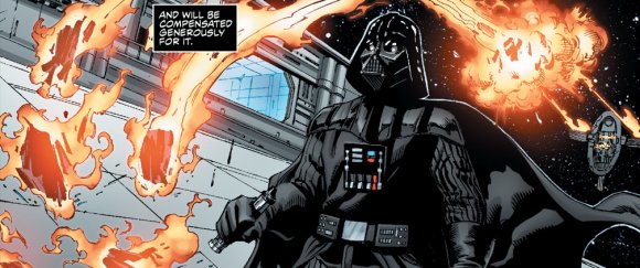 Boba Fetteayuda a Vader a superar el ataque del Capitán Torn