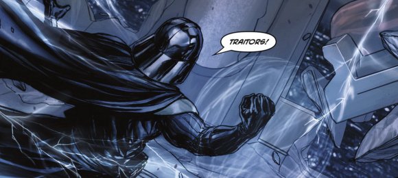 Darth Vader monta en cólera en la sala del Consejo Jedi