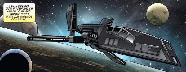 La nave de Gamut Ky un caguero ligero HWK-290