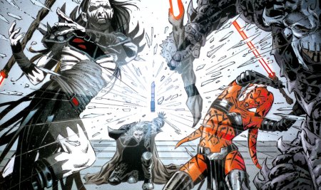 Cade rompe la urna y recupera el sable de los Skywalker