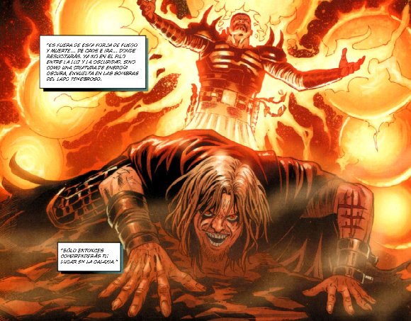 Darth Krayt ofrece su visión de fuego a Cade Skywalker
