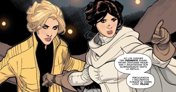 Leia pide calma a Evaan