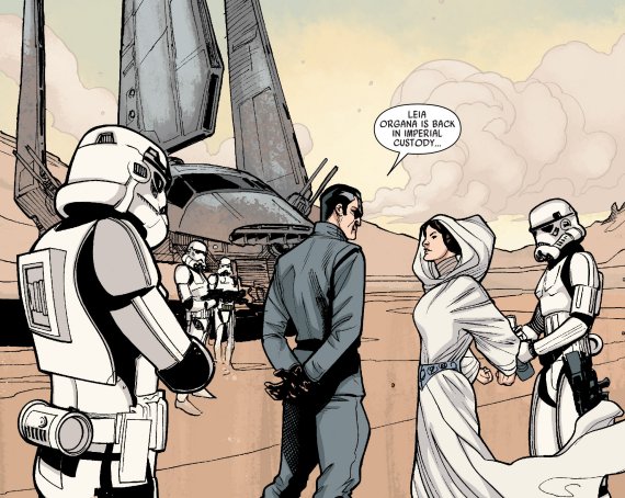 Leia se entrega en Skaradosh a Dreed y este suelta a Tula