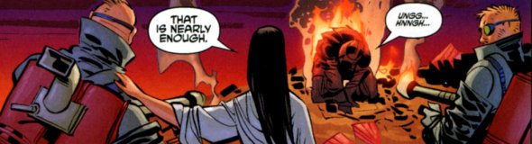 La Dama Sharo pide a sus hombres que dejen de freir a Vader