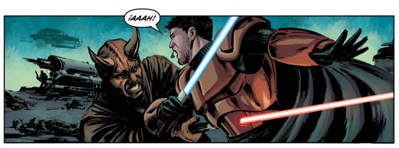 Antares Draco es herido por un Sith