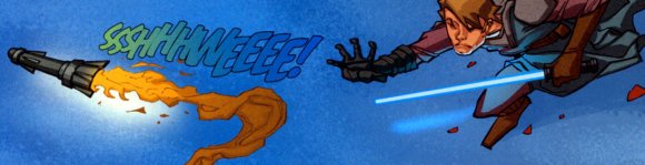 Anakin desvia un misil con la Fuerza
