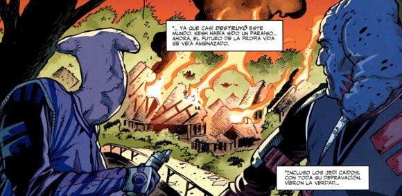 Los Jedi y los Sith dejan de luchar para salvar la vida de Kesh y sus habitantes