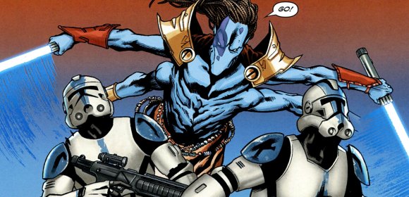Cho'na Bane acaba con dos clones durante su ataque