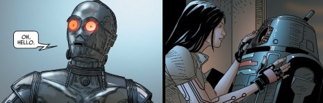 Triple Cero y BT-1 con Aphra