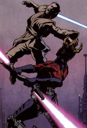 Obi-Wan se enfrenta a Darth Maul