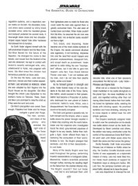 Essential Guide to Characters