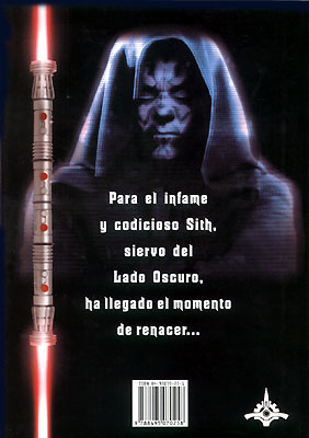 Contraportada Darth Maul