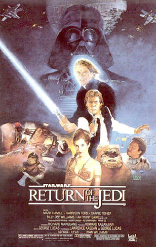 Poster B de El Retorno del Jedi