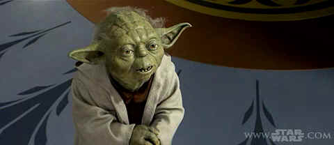 Versin CGI de Yoda en el Episodio II 