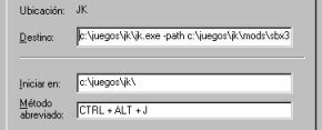Acceso directo al JK con BSX 3.1 en Win95