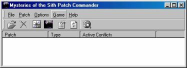 Ventana del Patch Commander 4.0