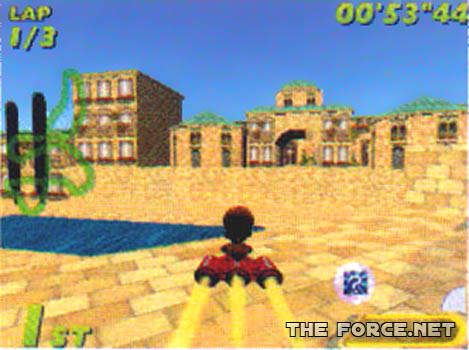 Pantalla de Super Bombad Racing