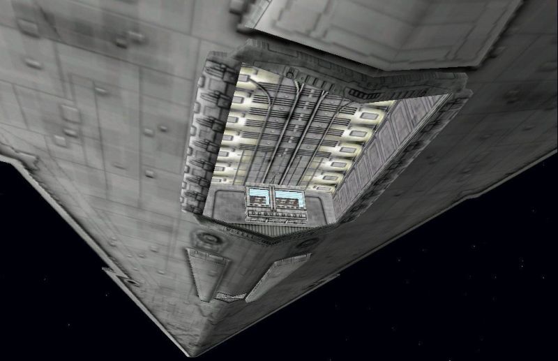 DEI Upgrade: vista del hangar
