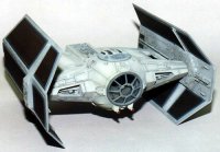 imagen de la maqueta del TIE Advanced