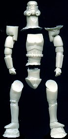Un Stormtrooper tal como sale del molde