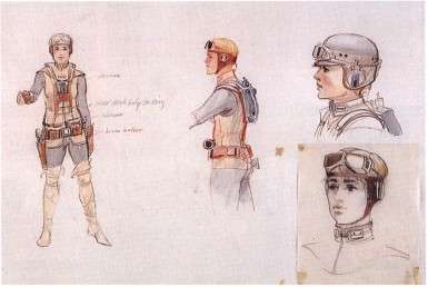 Diseos de la Indumentaria de Luke en Tattoine