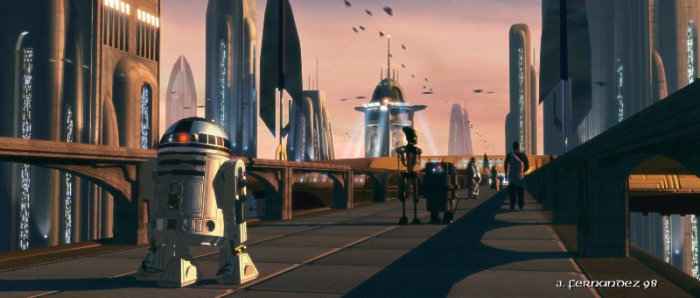 Coruscant, por Javier Fernández