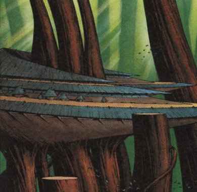 Kashyyyk. Espaciopuerto de Rwookrrorro