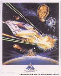P�ster promocional del Star Tours