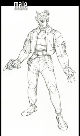 ilustracin de un rodiano macho