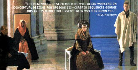 Anakin y Amidala en el Palacio de Naboo