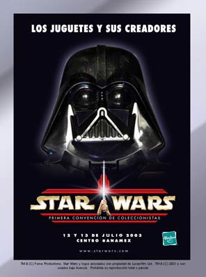 Poster de la 1 Convencin de Coleccionistas de Star Wars