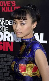 La actriz oriental Bai Ling
