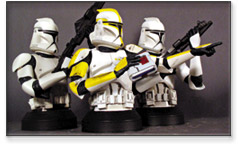 Bustos de Clone Troopers