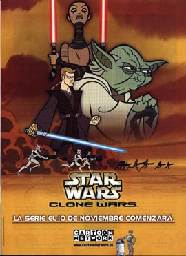 Anuncio de Clone Wars en la revista