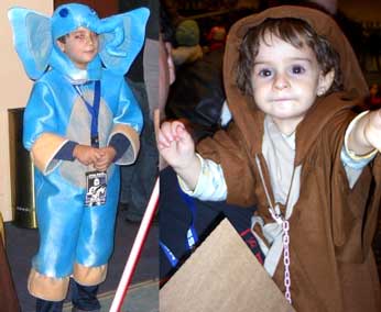 Max Rebo y una pequeña padawan