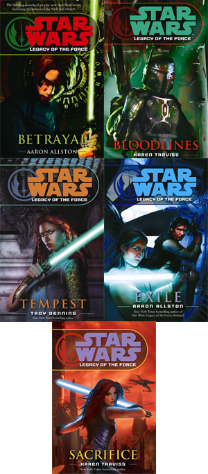 Portadas de la serie Legacy of the Force