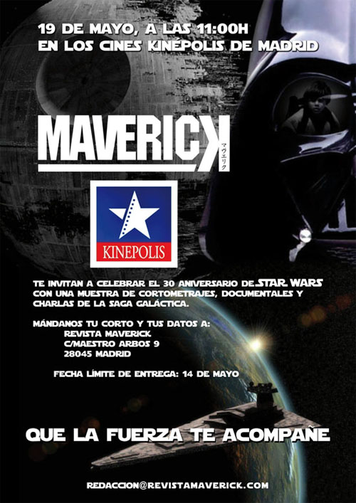 19 de Mayo, en los Cines Kinépolis, 30 Aniversario de Star Wars